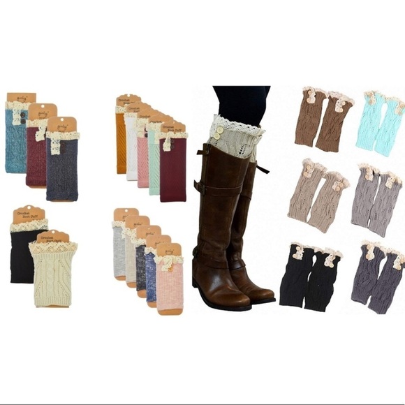 🔥2 for20$🔥⚡️🆕Crochet Boot Cuffs⚡️ - Picture 2 of 15